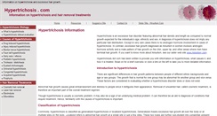 Desktop Screenshot of hypertrichosis.com