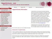 Tablet Screenshot of hypertrichosis.com